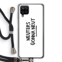 Neuters: Samsung Galaxy A12 Transparant Hoesje met koord