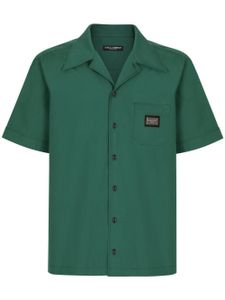 Dolce & Gabbana chemise DG Essentials à manches courtes - Vert