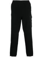 Ten C pantalon de jogging à détails de coutures - Noir