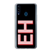 Monogram: Samsung Galaxy A20s Transparant Hoesje