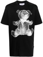 Philipp Plein t-shirt à imprimé ourson - Noir - thumbnail