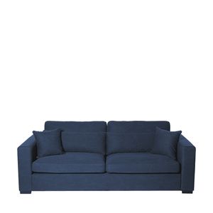 Sofa 3 zits Houston blauw 236cm