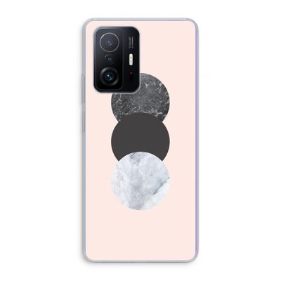 Marmeren cirkels: Xiaomi 11T Transparant Hoesje