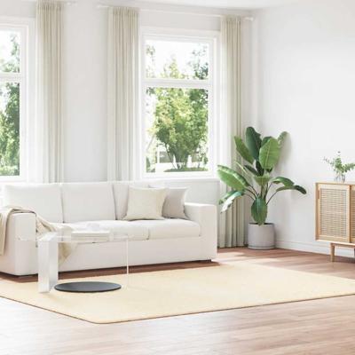 Hoogpolig vloerkleed NAVARRA 200x290 cm polyester crmekleurig