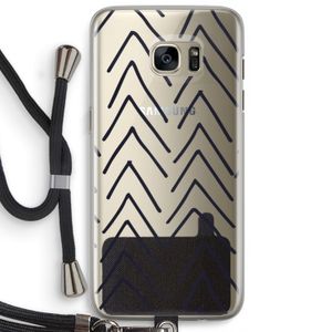 Marrakech Arrows: Samsung Galaxy S7 Edge Transparant Hoesje met koord