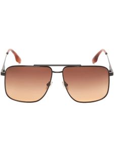 Victoria Beckham lunettes de soleil à monture pilote - Marron