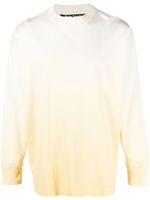 Palm Angels sweat à effet dégradé - Jaune