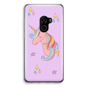 Roze eenhoorn: Xiaomi Mi Mix 2 Transparant Hoesje