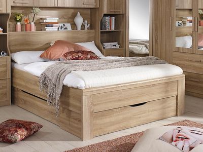 Bed RIGA 160x200 cm sonoma met lades