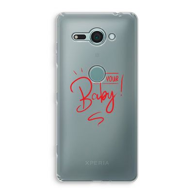 Not Your Baby: Sony Xperia XZ2 Compact Transparant Hoesje