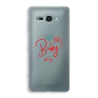 Not Your Baby: Sony Xperia XZ2 Compact Transparant Hoesje Not Your Baby: Sony Xperia XZ2 Compact Transparant Hoesje
