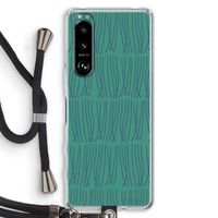 Swirls: Sony Xperia 5 III Transparant Hoesje met koord