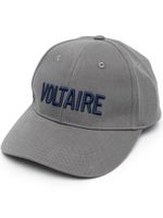 Zadig&Voltaire casquette à logo imprimé - Gris