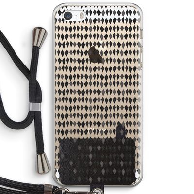 Crazy shapes: iPhone 5 / 5S / SE Transparant Hoesje met koord