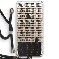 Crazy shapes: iPhone 5 / 5S / SE Transparant Hoesje met koord