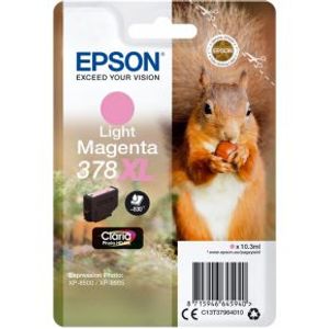 Epson 378XL 10.3ml 830pagina's Lichtmagenta inktcartridge - [C13T37964010]