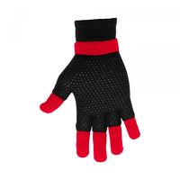 Reece 889031 Knitted Ultra Grip Glove 2 in 1  - Black-Red - JR