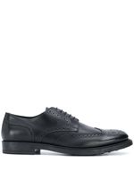 Tod's chaussures richelieus à motif monogrammé - Noir