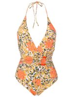 Clube Bossa maillot de bain dos-nu à fleurs - Orange