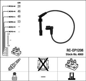 Bougiekabelset RCOP1208