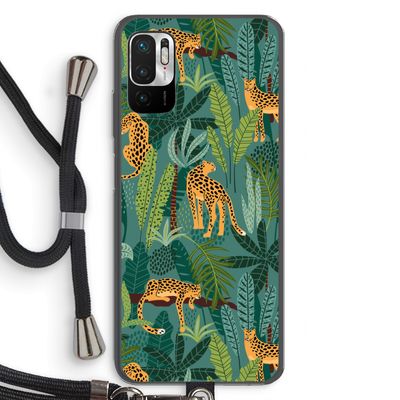 Luipaard 2: Xiaomi Redmi Note 10 5G Transparant Hoesje met koord