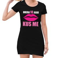 18 jaar kus me verjaardag jurkje zwart voor dames 18 jaar kus me verjaardag jurkje zwart voor dames
