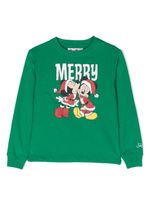 MC2 Saint Barth Kids t-shirt à imprimé Mickey Minnie Kissmas - Vert - thumbnail