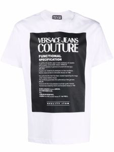 Versace Jeans Couture t-shirt à imprimé graphique - Blanc