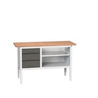 Bott Verso Verstelbare Werkbank | 1500x600x830-930mm | 3 Laden | 1 Schap | Multiplex | RAL 7016 - 16923012.19 Bott Verso Verstelbare Werkbank | 1500x600x830-930mm | 3 Laden | 1 Schap | Multiplex | RAL 7016 - 16923012.19