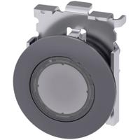 Siemens 3SU10610JB700AA0 3SU1061-0JB70-0AA0 Verlichte druktoets Metalen frontring, Rond Knop Zandgrijs, Helder 1 stuk(s)