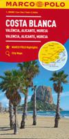 Wegenkaart - landkaart Costa Blanca Valencia Granada | Marco Polo - thumbnail