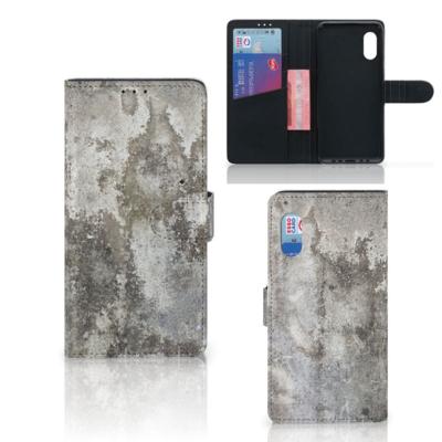 Samsung Xcover Pro | Bookcase | Beton Print