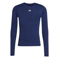 adidas Techfit Ondershirt Lange Mouwen Donkerblauw Wit