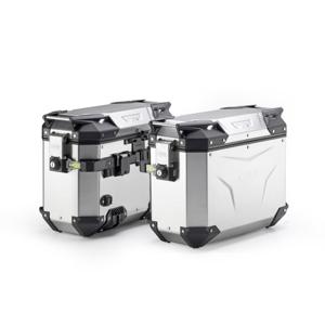 GIVI OBKE37 Trekker Outback Evo zijkofferset, Topkoffers en zijkoffers voor de moto, Aluminium