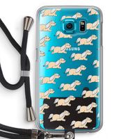 Ponys: Samsung Galaxy S6 Transparant Hoesje met koord