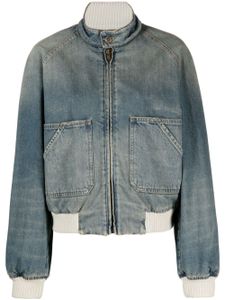 Golden Goose veste bomber en jean - Bleu