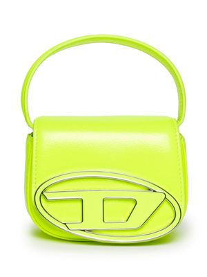 Diesel Kids sac porté épaule à plaque logo - Jaune