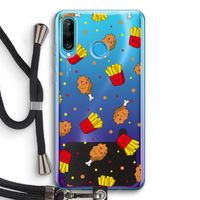 Chicken 'n Fries: Huawei P30 Lite Transparant Hoesje met koord