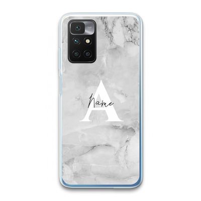 Ivory Marble: Xiaomi Redmi 10 Transparant Hoesje