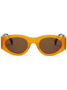 Marcelo Burlon County of Milan Eyewear lunettes de soleil Pasithea à monture ronde - Jaune