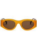 Marcelo Burlon County of Milan Eyewear lunettes de soleil Pasithea à monture ronde - Jaune