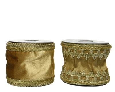 Lint pes l500b10h0.01cm goud a2 - Decoris