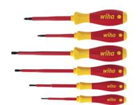 Wiha Schroevendraaierset | 6-delig | sleuf / PZD | VDE | 1 stuk - 25477 - 25477