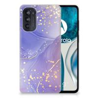 Smartphone hoesje voor Motorola Moto G52/G82 Watercolor Paars