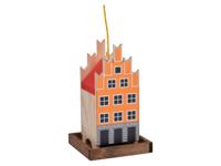 dobar Decoratief vogelhuisje (Oranje/rood)