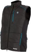 Makita cv102dz3xl verwarmd vest xxxl | zonder accu's en lader | inclusief jasadapter | in doos cv102dz3xl