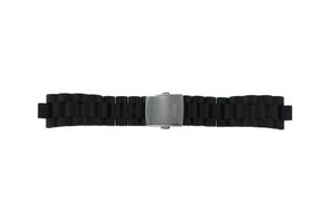 Guess horlogeband I15056L1 / I11040L1 / I11005G2 Rubber Zwart 22mm