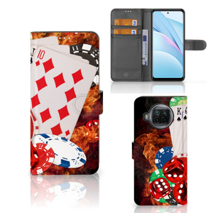 Xiaomi Mi 10T Lite Wallet Case met Pasjes Casino