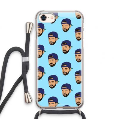 Drake Away: iPhone 7 Transparant Hoesje met koord