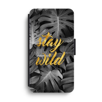 Stay wild: iPhone XS Max Flip Hoesje